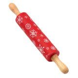 Snowy Baking Set Tea Towel and Rolling Pin