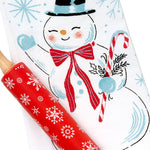 Snowy Baking Set Tea Towel and Rolling Pin