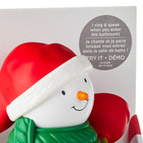 Jolly in the John Holiday Snowman With Sound