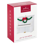 Joy to the World Piano Musical Ornament