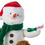 Wrapped in Joy Singing Snowman Plush With Motion, 10"