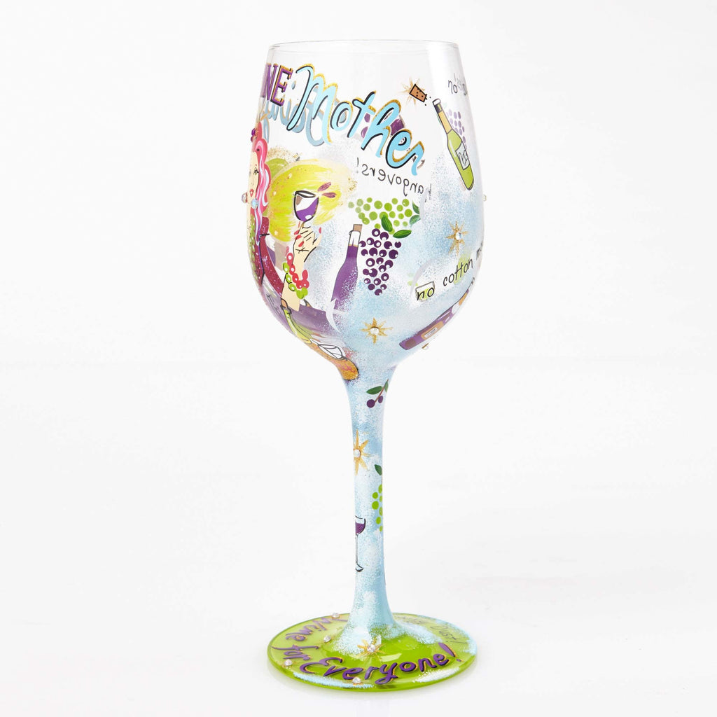 Lolita Love My Rescue Handpainted Wine Glass, 15 oz. - Wine Glasses & Wine  Tumblers - Hallmark