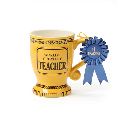 Greatest Teacher Trophy Mug