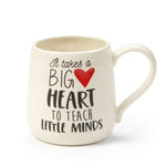 Big Heart Teacher Mug
