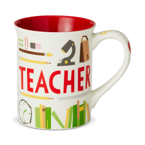 Teacher Coffee Pattern Mug