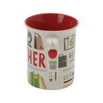 Teacher Coffee Pattern Mug