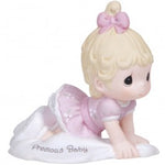 Growing In Grace, Precious Baby Blonde Girl Figurine