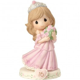 Growing In Grace, Age 16 Brunette Girl Figurine