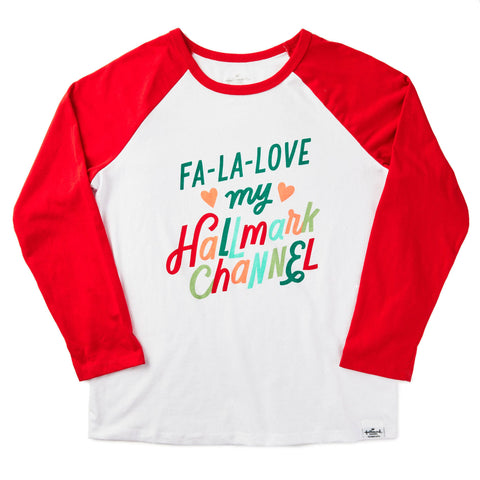 Hallmark Channel Fa La Love Women's Raglan Shirt