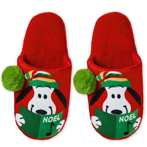 Peanuts® Holiday Snoopy Slippers With Sound