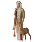 Willow Tree® Zampognaro Shepherd with Bagpipe Nativity Figurine